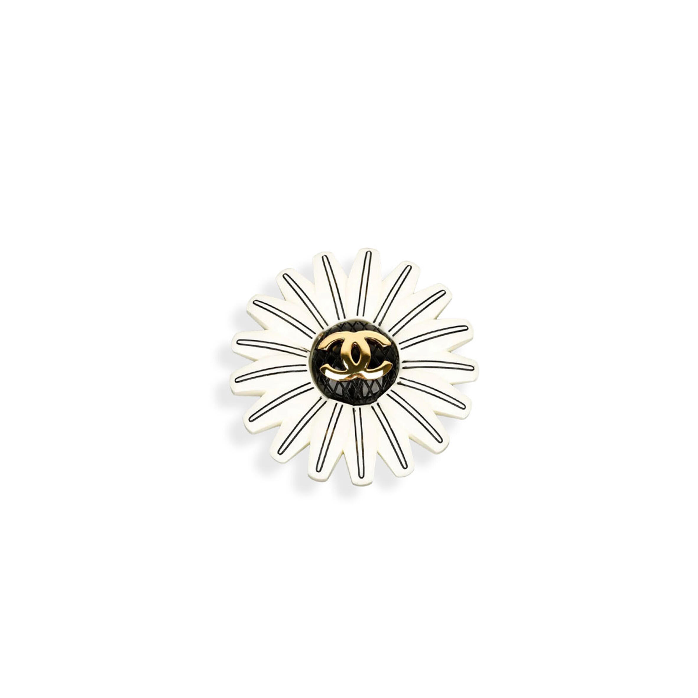 CHANEL SUNFLOWER BROOCH 